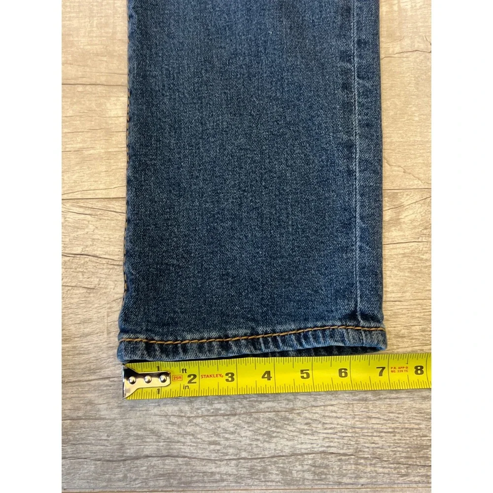 True Religion Geno Relaxed Slim Mens Jeans Dark Wash Size 33 X 34‎